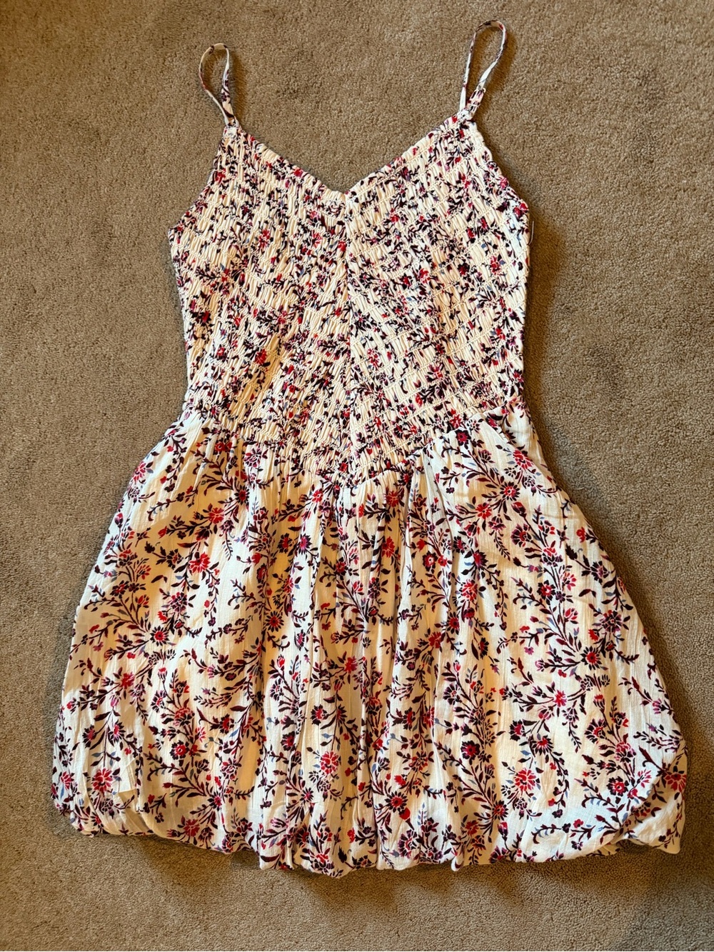American Eagle smocked mini dress